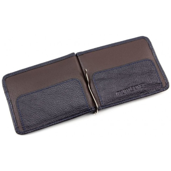 Зажим для денег из натуральной кожи ST Leather (ST452) 98535 Синий