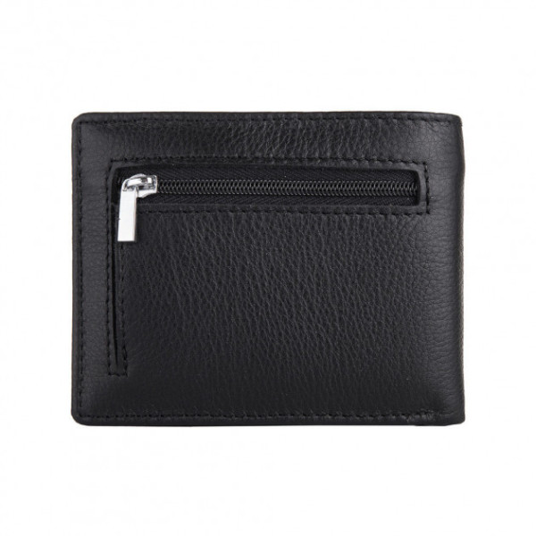 Мужской кожаный кошелек ST Leather (ST460) 98551 Черный