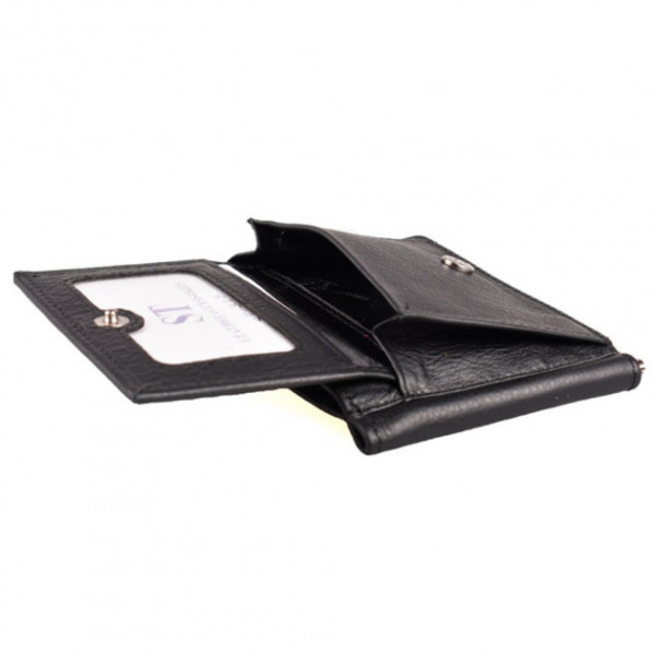 Зажим для денег мужской кожаный ST Leather (ST315) 98446 Черный