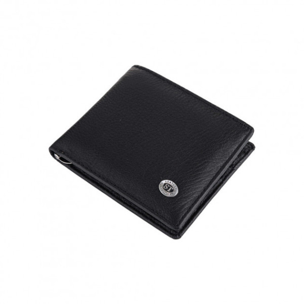 Мужской кожаный кошелек ST Leather (ST460) 98551 Черный