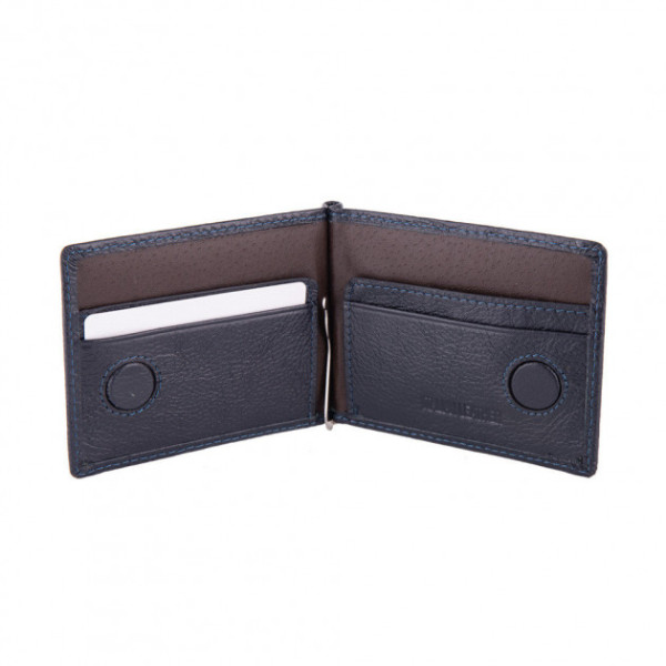 Мужской кожаный зажим ST Leather (ST453) 98544 Синий