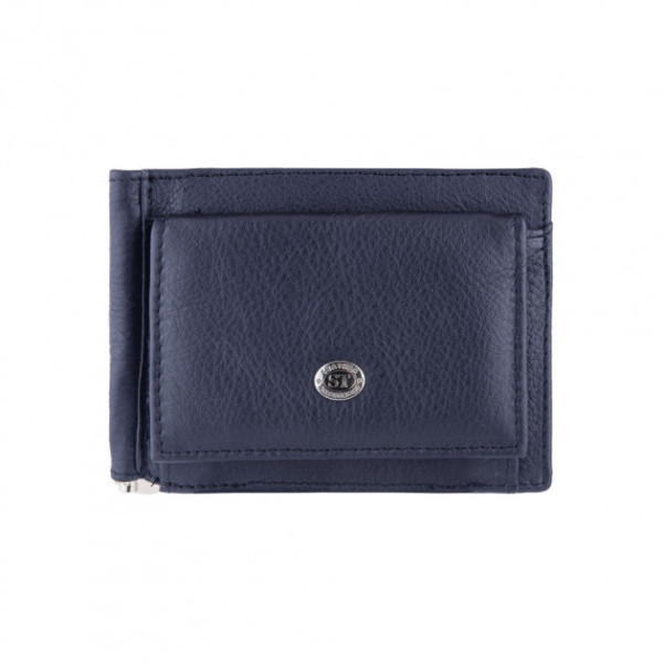 Кожаный зажим для купюр ST Leather (ST315) 98444 Синий