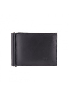 Кожаный зажим для денег ST Leather (MSZ-1) 98183 Черный