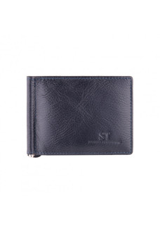 Мужской кожаный зажим ST Leather (ST453) 98544 Синий