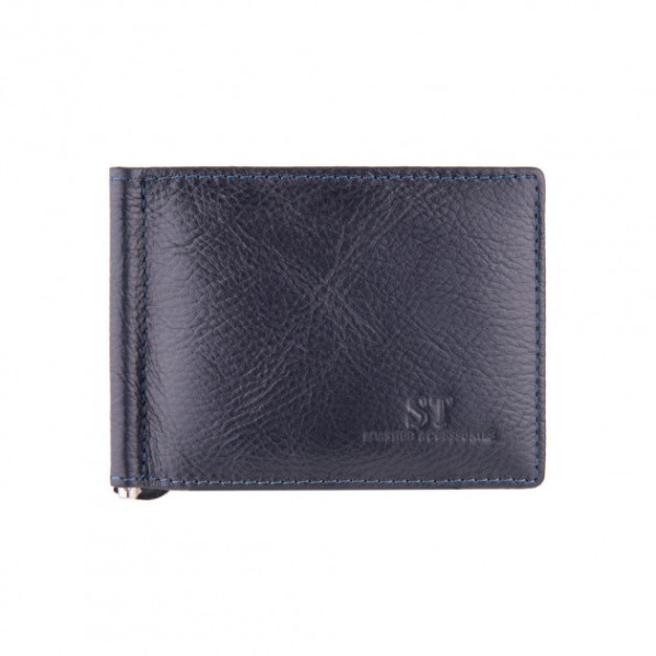 Мужской кожаный зажим ST Leather (ST453) 98544 Синий