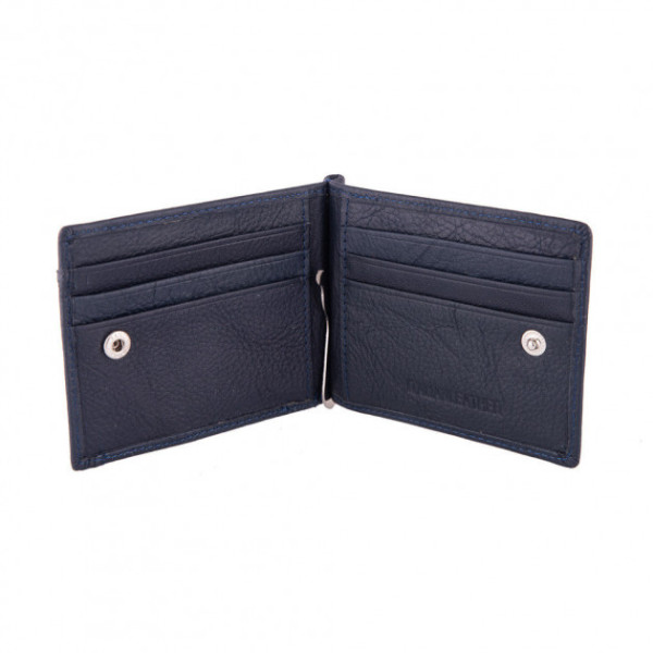 Кожаный зажим для купюр ST Leather (ST315) 98444 Синий