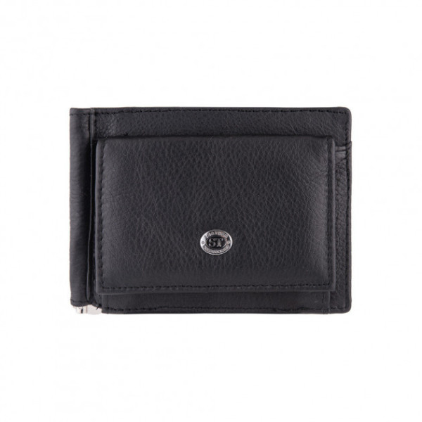 Кожаный зажим для купюр ST Leather (ST315) 98443 Черный