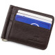 Затиск для грошей з натуральної шкіри ST Leather (ST452) 98534 Коричневий