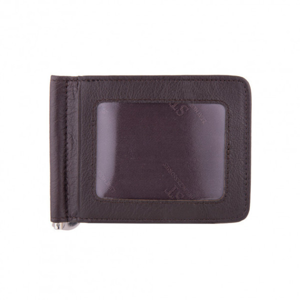 Кожаный зажим для денег ST Leather (ST451) 98525 Коричневый