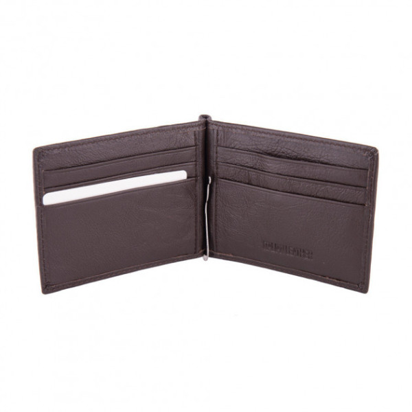 Кожаный зажим для денег ST Leather (MSZ-1) 98185 Коричневый