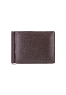 Кожаный зажим для денег ST Leather (MSZ-1) 98185 Коричневый