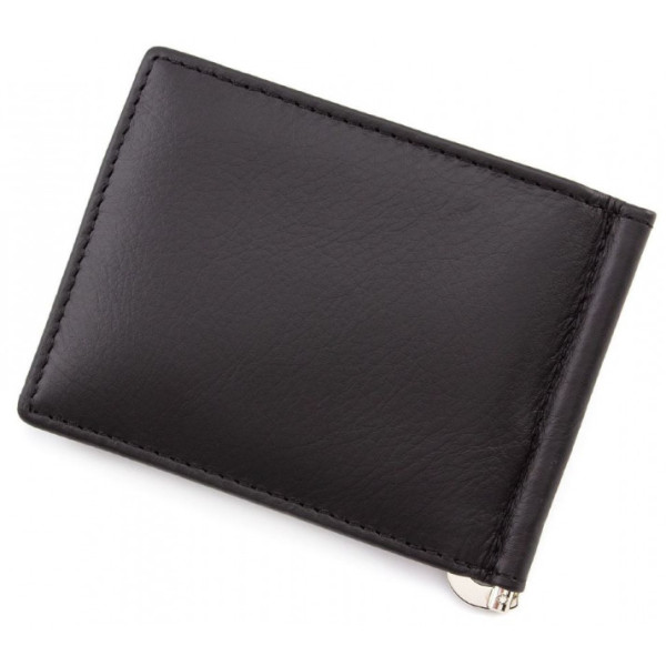 Зажим для денег из натуральной кожи ST Leather (ST453) 98547 Черный