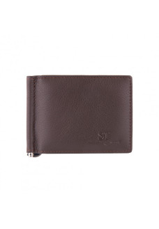 Мужской кожаный зажим ST Leather (ST453) 98545 Коричневый