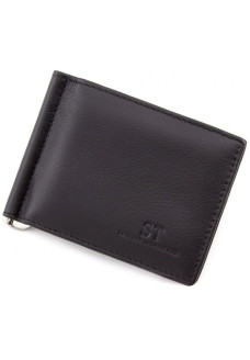 Зажим для денег из натуральной кожи ST Leather (ST453) 98547 Черный