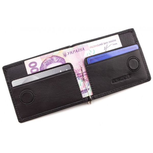 Зажим для денег из натуральной кожи ST Leather (ST453) 98547 Черный