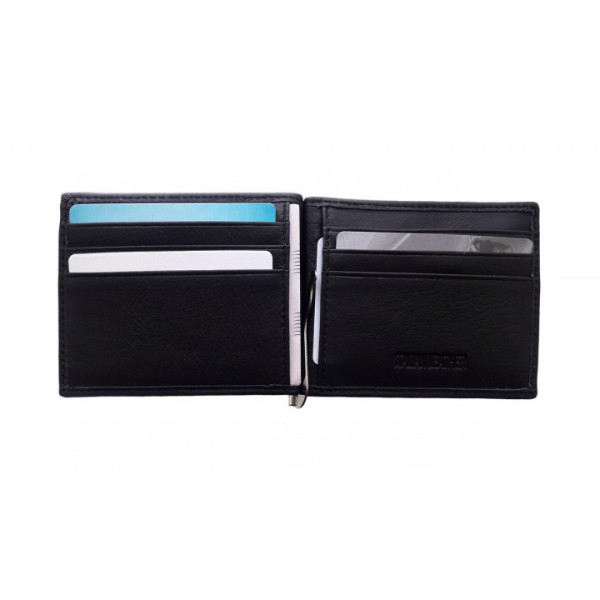 Кожаный мужской зажим ST Leather (MSZ-1) 98184 Черный